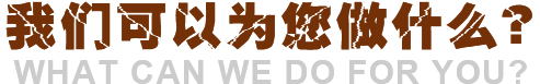 我們可以為您做什么？